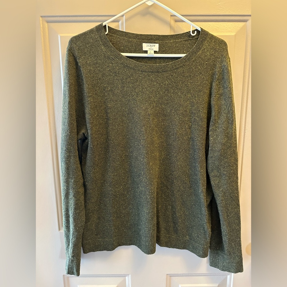 J. Crew Teddie Wool-Blend Sweater size Large